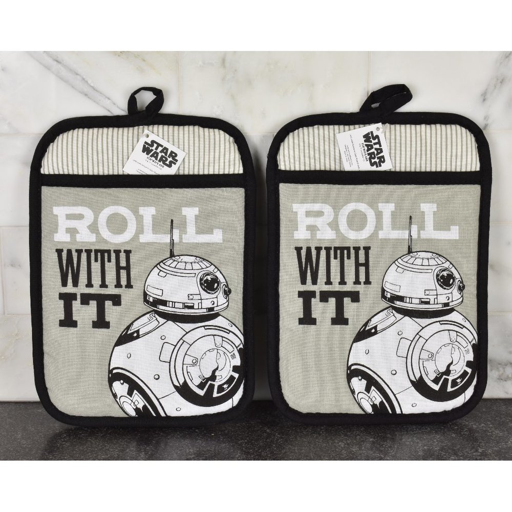 Star Wars BB-8 Roll With It Oven Mitts/Pot Holders-Set of 2